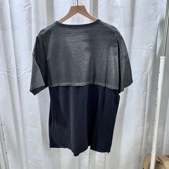 Dressedundressed Thick Waxed Feel Cotton Like Oversize Shirt - Japan - Picture 2 of 5